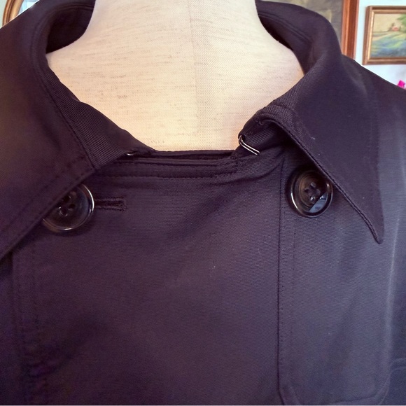 NWOT Men’s Ralph Lauren Edmond Trench Raincoat, Black Removable Zip Liner 44L - Picture 4 of 16